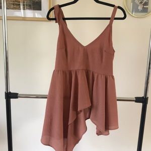Joyfolie high low tank top